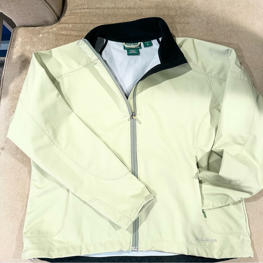 L.L. Bean Nylon Full Zip Jacket, Windbreaker, Large - Picture 4 of 10